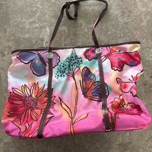 Large soho Brighton bag purse pocketbook colorful butterfly E641989 designer